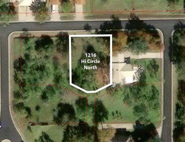 Aerial view of available homesite in Horseshoe Bay — Grubbs Construction
